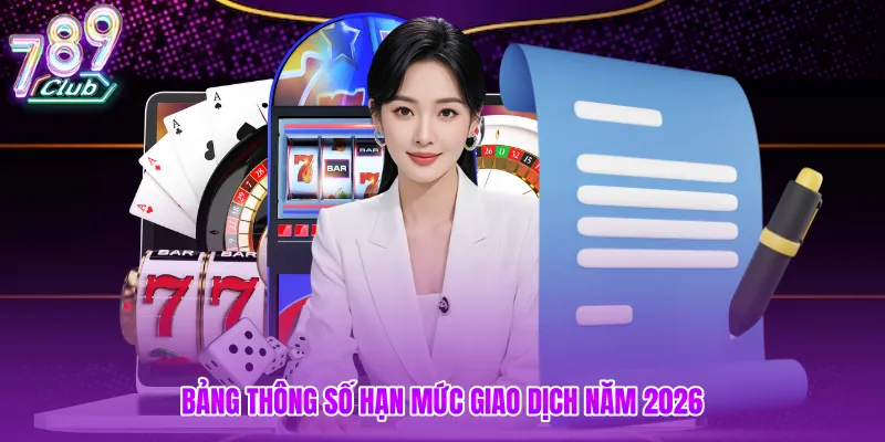 Bảng thông số hạn mức giao dịch năm 2026